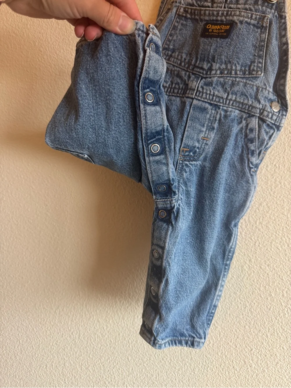 Vintage OshKosh B'gosh Denim Baby Overalls